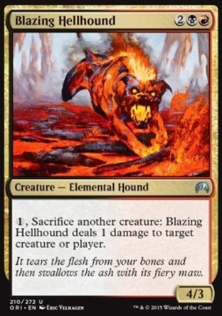 【JPN】《熾焰地獄犬/Blazing Hellhound》[魔法風雲會：起源]