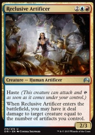 【JPN】《隱居神器師/Reclusive Artificer》[魔法風雲會：起源]