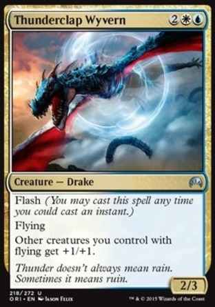【JPN】《雷鳴蜿龍/Thunderclap Wyvern》[魔法風雲會：起源]
