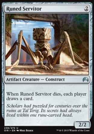 【JPN】《符文隨侍/Runed Servitor》[魔法風雲會：起源]