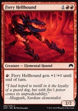 【JPN】《火熱地獄犬/Fiery Hellhound》[魔法風雲會：起源]