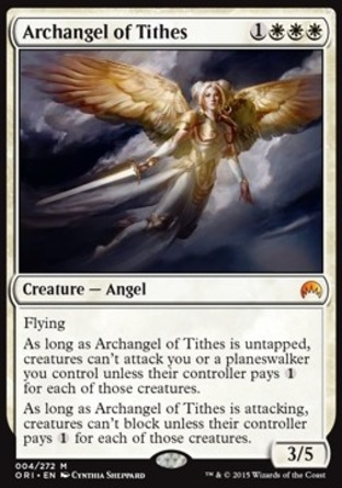 【JPN】《什一稅大天使/Archangel of Tithes》[魔法風雲會：起源 ]