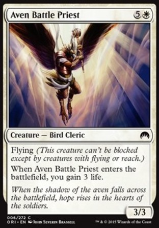 【JPN】《艾文戰鬥僧侶/Aven Battle Priest》[魔法風雲會：起源]