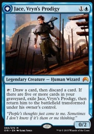 【JPN】《維林逸才傑斯/Jace, Vryn's Prodigy》[魔法風雲會：起源 ]