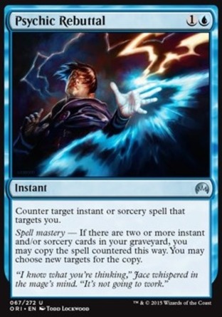 【JPN】《心靈抗辯/Psychic Rebuttal》[魔法風雲會：起源]