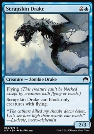 【JPN】《廢皮龍獸/Scrapskin Drake》[魔法風雲會：起源]