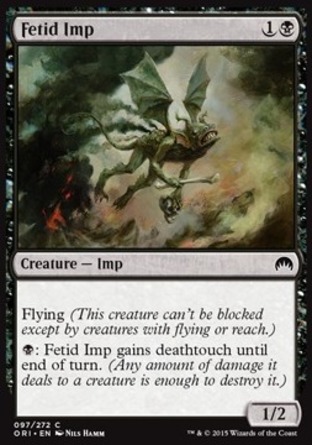 【JPN】《腥臭小惡魔/Fetid Imp》[魔法風雲會：起源]