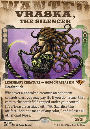 【ENG】《銷音蛇妖瓦絲卡/Vraska, the Silencer》[光雷驛鏢客]