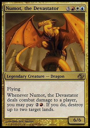 【JPN】《崩摧龍王怒瑪/Numot, the Devastator》[時空混沌]