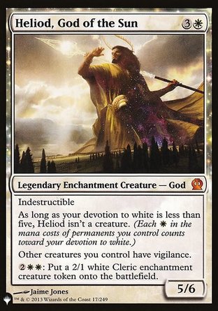 【ENG】《太陽神赫利歐德/Heliod, God of the Sun》[The List]