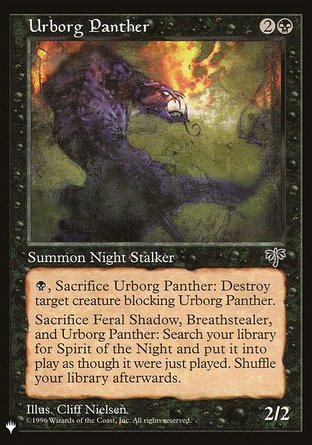 【ENG】《＜烏爾博格豹＞/Urborg Panther》[The List]