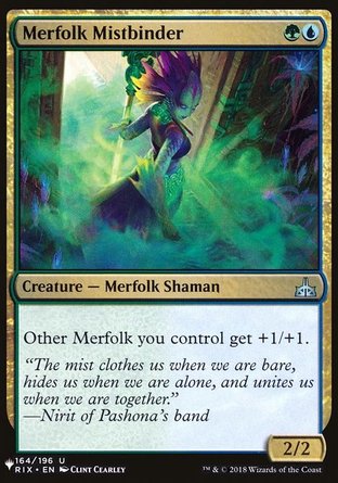 【ENG】《霧鎖人魚/Merfolk Mistbinder》[The List]