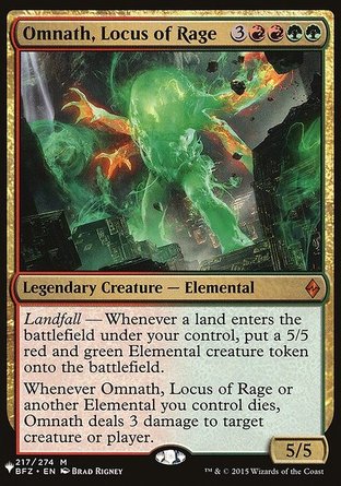 【ENG】《怒火核歐那斯/Omnath, Locus of Rage》[The List]
