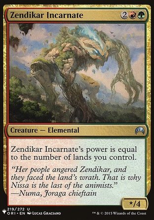 【ENG】《贊迪卡化身/Zendikar Incarnate》[The List]