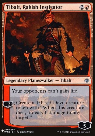【ENG】《放浪煽動者提勃/Tibalt, Rakish Instigator》[The List]