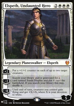 【ENG】《無畏英雄艾紫培/Elspeth, Undaunted Hero》[The List]