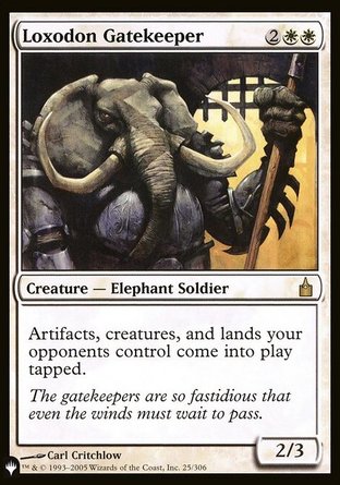 【ENG】《象族門衛/Loxodon Gatekeeper》[The List]