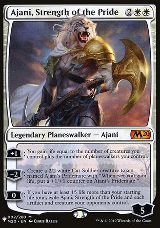 【ENG】《獅群之力阿耶尼/Ajani, Strength of the Pride》[The List]