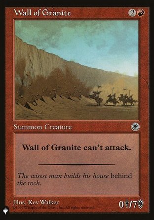 【ENG】《花崗石牆/Wall of Granite》[The List]