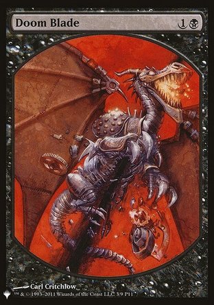 【ENG】《送終刀鋒/Doom Blade》[The List]