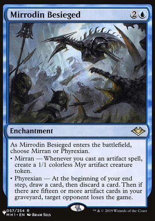 【ENG】《圍攻秘羅地/Mirrodin Besieged》[The List]