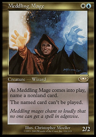 【CHT】 ☆Foil☆ 《擾咒法師/Meddling Mage》[時空轉移]