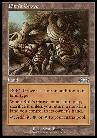 【CHT】 ☆Foil☆ 《麗絲的叢林/Rith's Grove》[時空轉移]〔NM〕