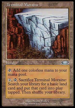 【CHT】 ☆Foil☆ 《冰磧岩緣/Terminal Moraine》[時空轉移]〔NM〕