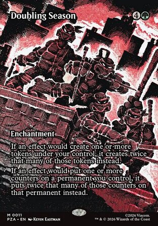 【ENG】《倍產旺季/Doubling Season》[忍者龜原始素材]