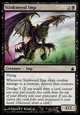 【JPN】《臭草小惡魔/Stinkweed Imp》[拉尼卡公會城]