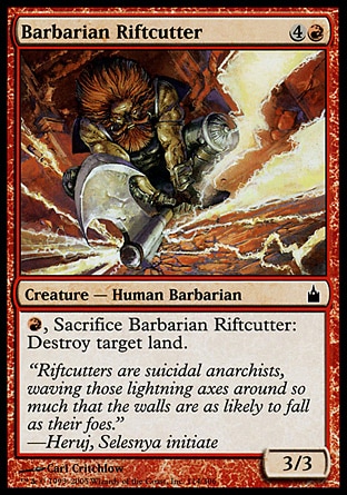 【JPN】《裂岩野蠻人/Barbarian Riftcutter》[拉尼卡公會城]