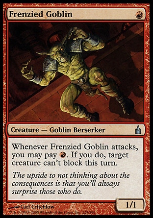 【JPN】《狂熱鬼怪/Frenzied Goblin》[拉尼卡公會城]