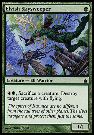 【JPN】《蕩空妖精/Elvish Skysweeper》[拉尼卡公會城]