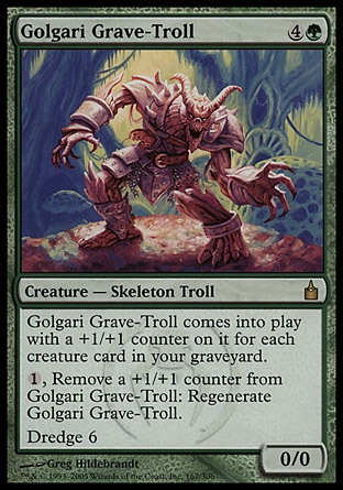 【JPN】《葛加理墓地巨魔/Golgari Grave-Troll》[拉尼卡公會城]
