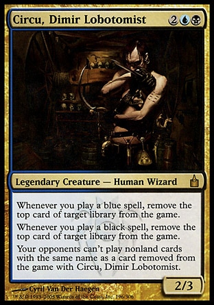 【JPN】《底密爾腦切師瑟庫/Circu, Dimir Lobotomist》[拉尼卡公會城]