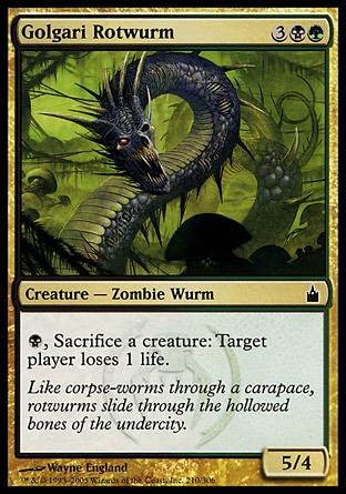 【JPN】《葛加理腐屍亞龍/Golgari Rotwurm》[拉尼卡公會城]