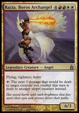【JPN】《波洛斯大天使拉基雅/Razia, Boros Archangel》[拉尼卡公會城]