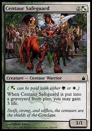 【JPN】《半人馬守衛/Centaur Safeguard》[拉尼卡公會城]