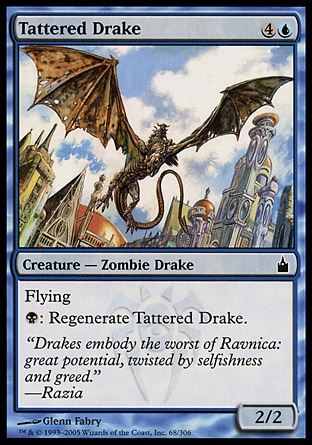 【JPN】《敗翼龍獸/Tattered Drake》[拉尼卡公會城]