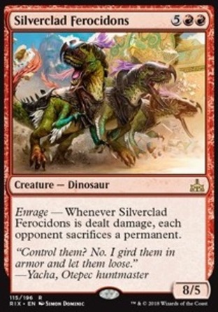 【JPN】《銀甲暴猛龍/Silverclad Ferocidons》[決勝依夏蘭]