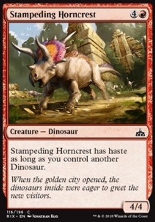 【JPN】《狂奔角羽龍/Stampeding Horncrest》[決勝依夏蘭]