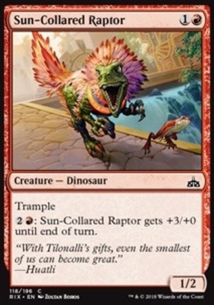【JPN】《旭羽迅猛龍/Sun-Collared Raptor》[決勝依夏蘭]