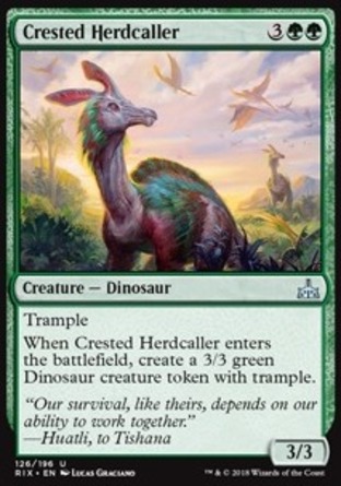 【JPN】《盔冠喚伴龍/Crested Herdcaller》[決勝依夏蘭]