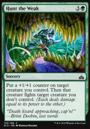 【JPN】《獵捕弱者/Hunt the Weak》[決勝依夏蘭]