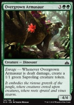 【JPN】《蔓生悍掃龍/Overgrown Armasaur》[決勝依夏蘭]