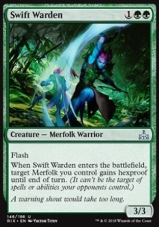 【JPN】《迅捷護衛/Swift Warden》[決勝依夏蘭]