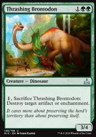 【JPN】《痛擊霆偉龍/Thrashing Brontodon》[決勝依夏蘭]