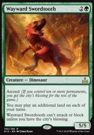 【JPN】《剛愎劍齒龍/Wayward Swordtooth》[決勝依夏蘭]