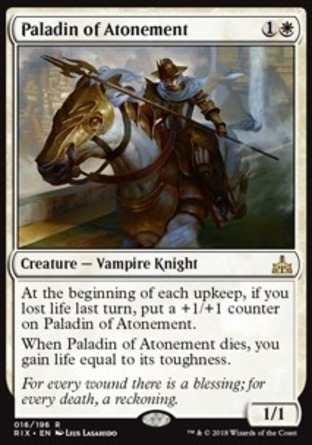 【JPN】《贖罪神聖武士/Paladin of Atonement》[決勝依夏蘭]