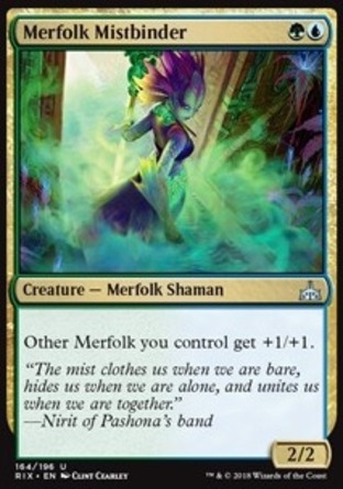 【JPN】《霧鎖人魚/Merfolk Mistbinder》[決勝依夏蘭]